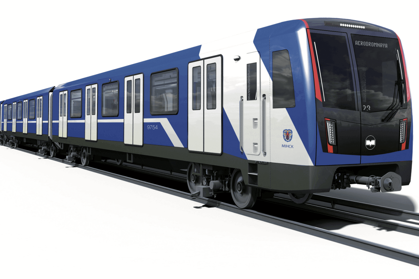 окраска поездов Минского метрополитена